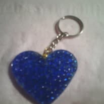 key chain's made with resin