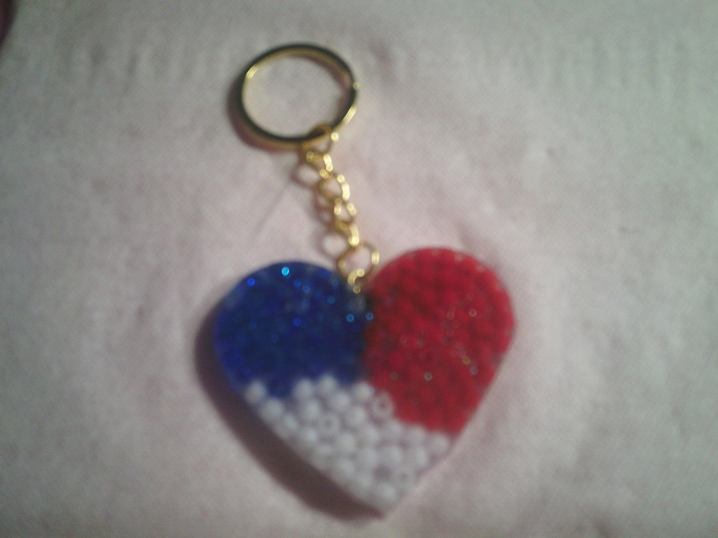 key chain's made with resin