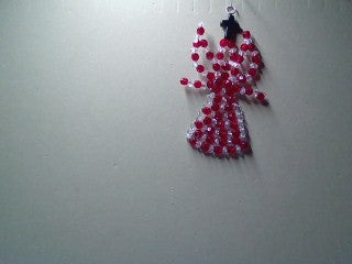 Birthstone 4 inch h Angel at the foot of the cross