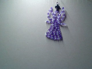 Birthstone 4 inch h Angel at the foot of the cross