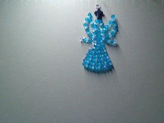 Birthstone 4 inch h Angel at the foot of the cross