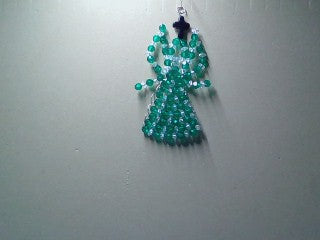 Birthstone 4 inch h Angel at the foot of the cross