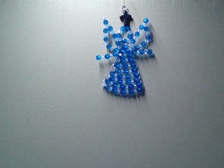 Birthstone 4 inch h Angel at the foot of the cross