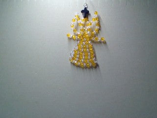 Birthstone 4 inch h Angel at the foot of the cross
