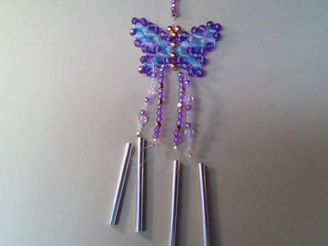 Handmade Butterfly windchime