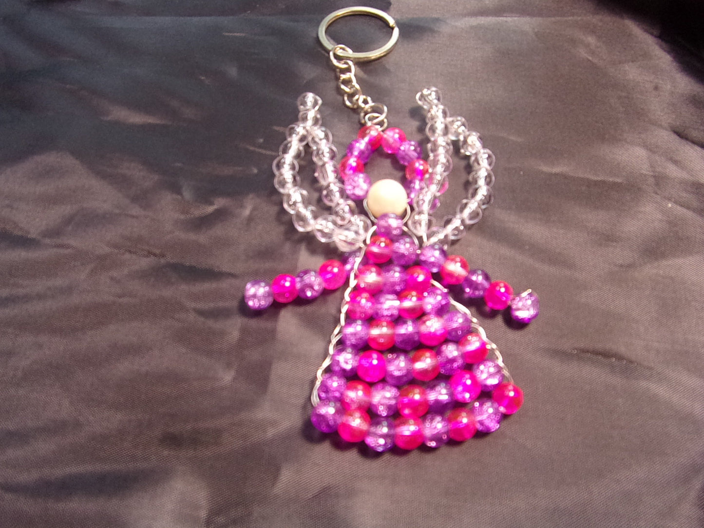 4" angel key chain
