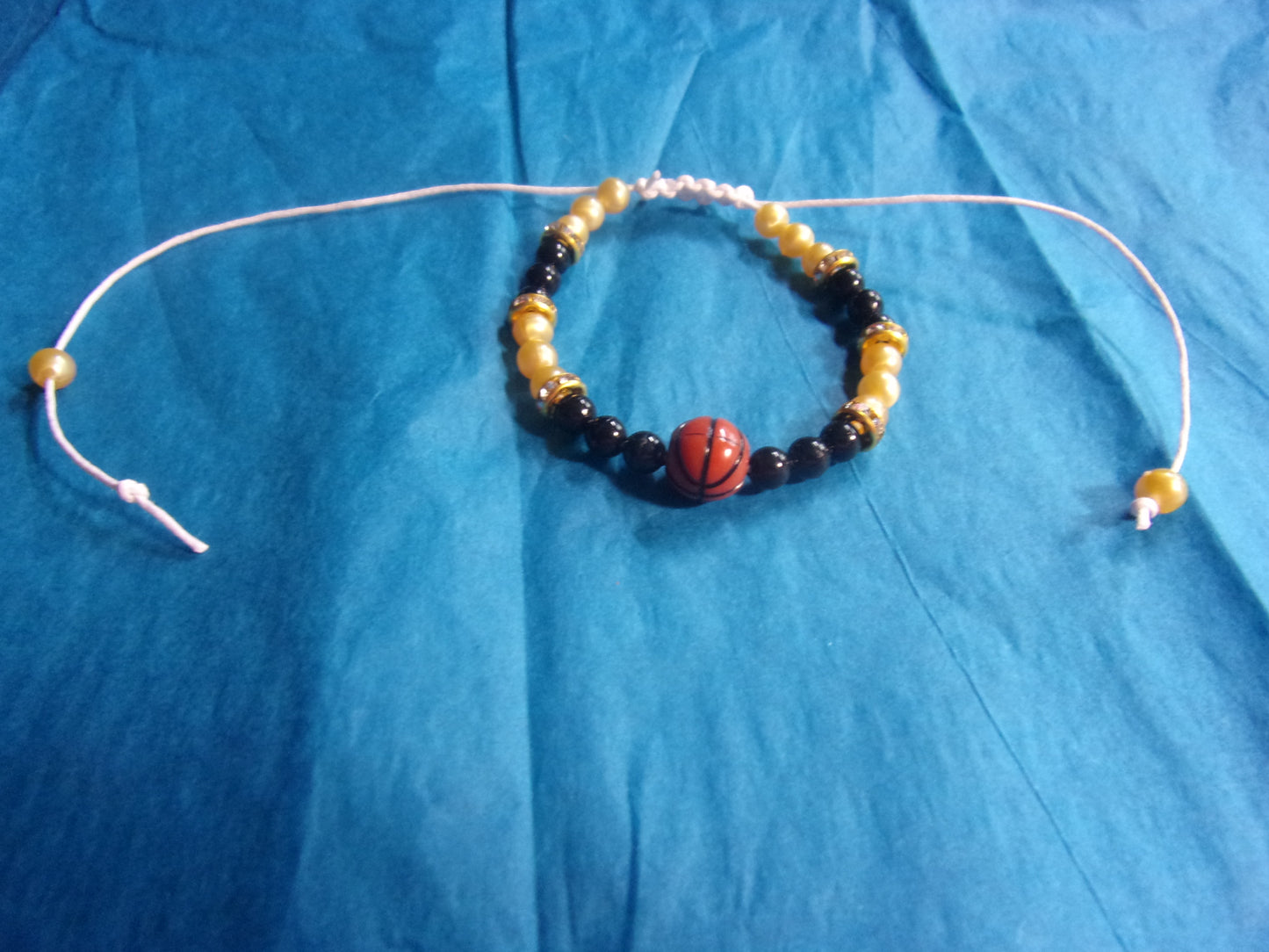 basketball slide sport hand beaded bracelets