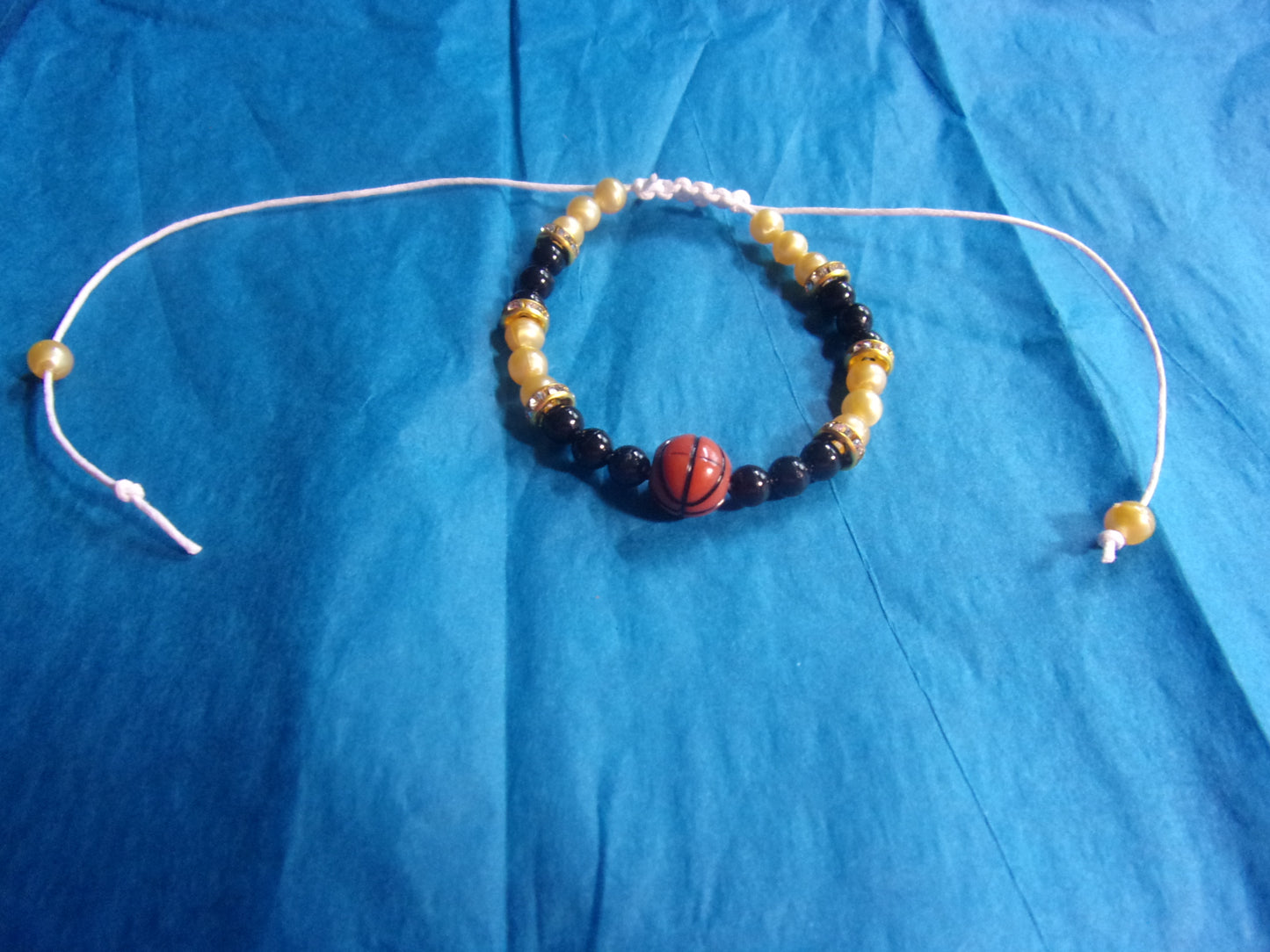 basketball slide sport hand beaded bracelets
