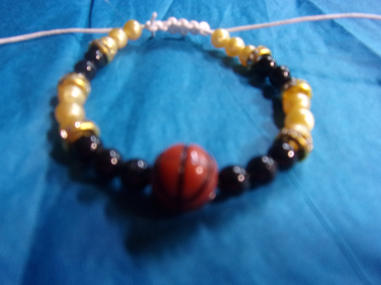 basketball slide sport hand beaded bracelets