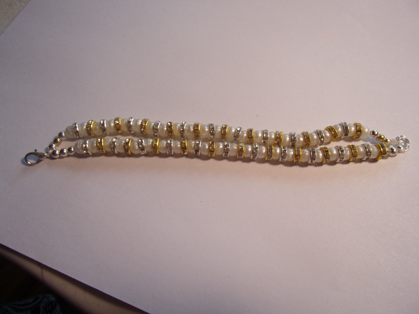 2 stranded beaded bracelet