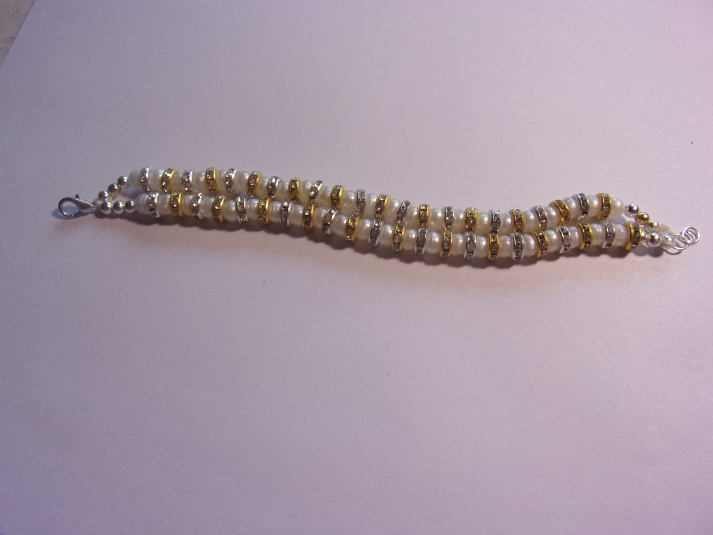 2 stranded beaded bracelet