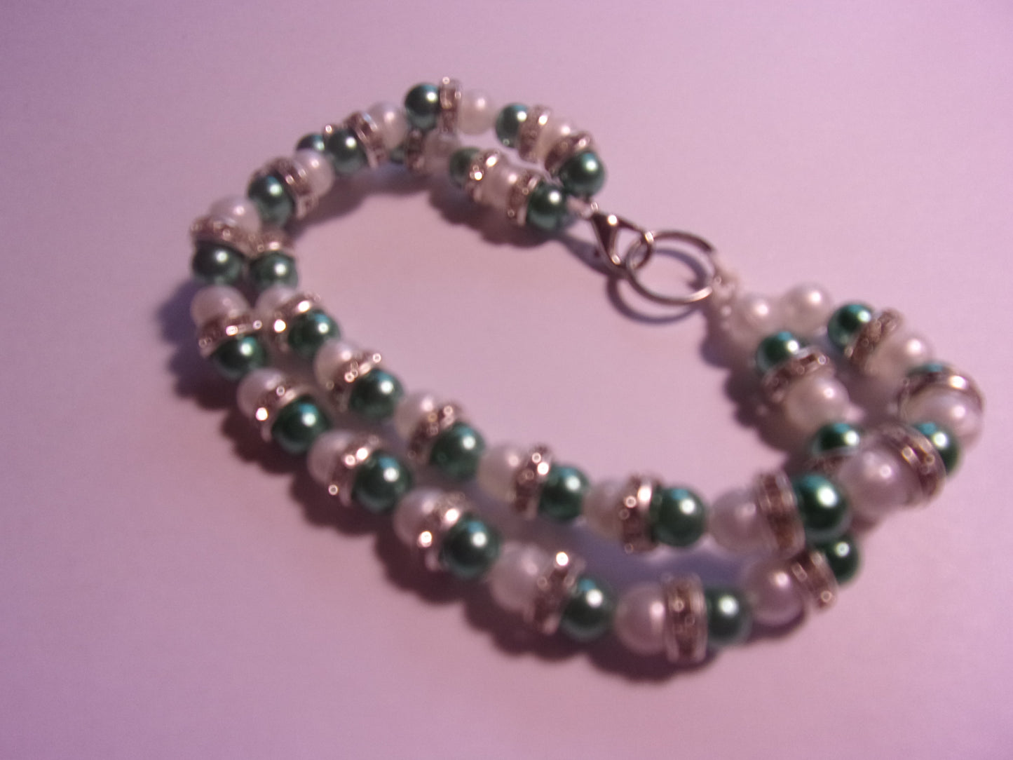 2 stranded beaded bracelet