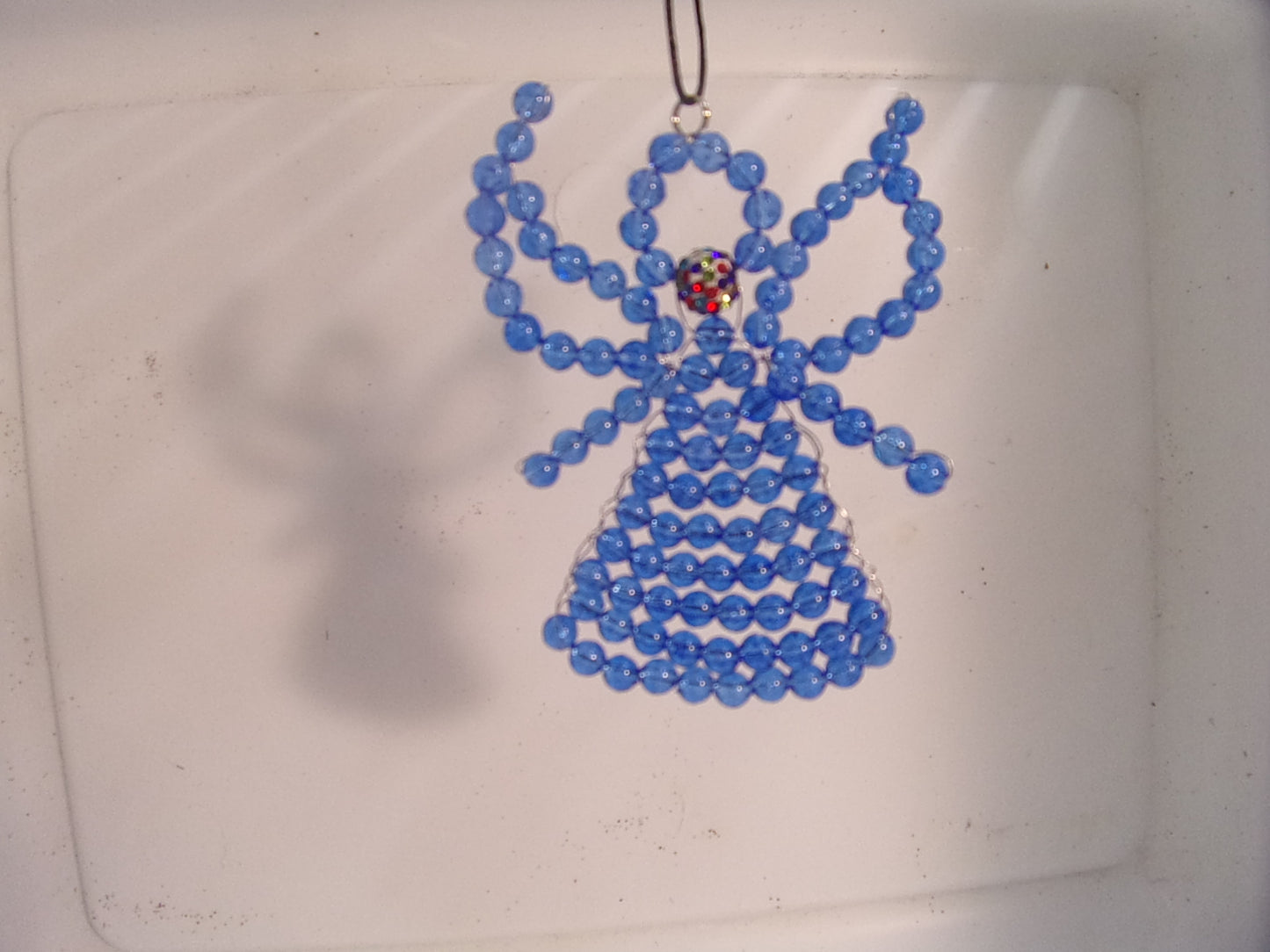 4" tall beaded angel