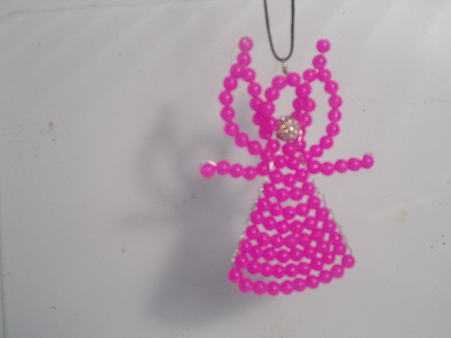 4" tall beaded angel