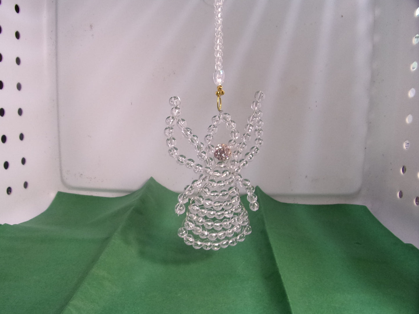 4" tall beaded angel