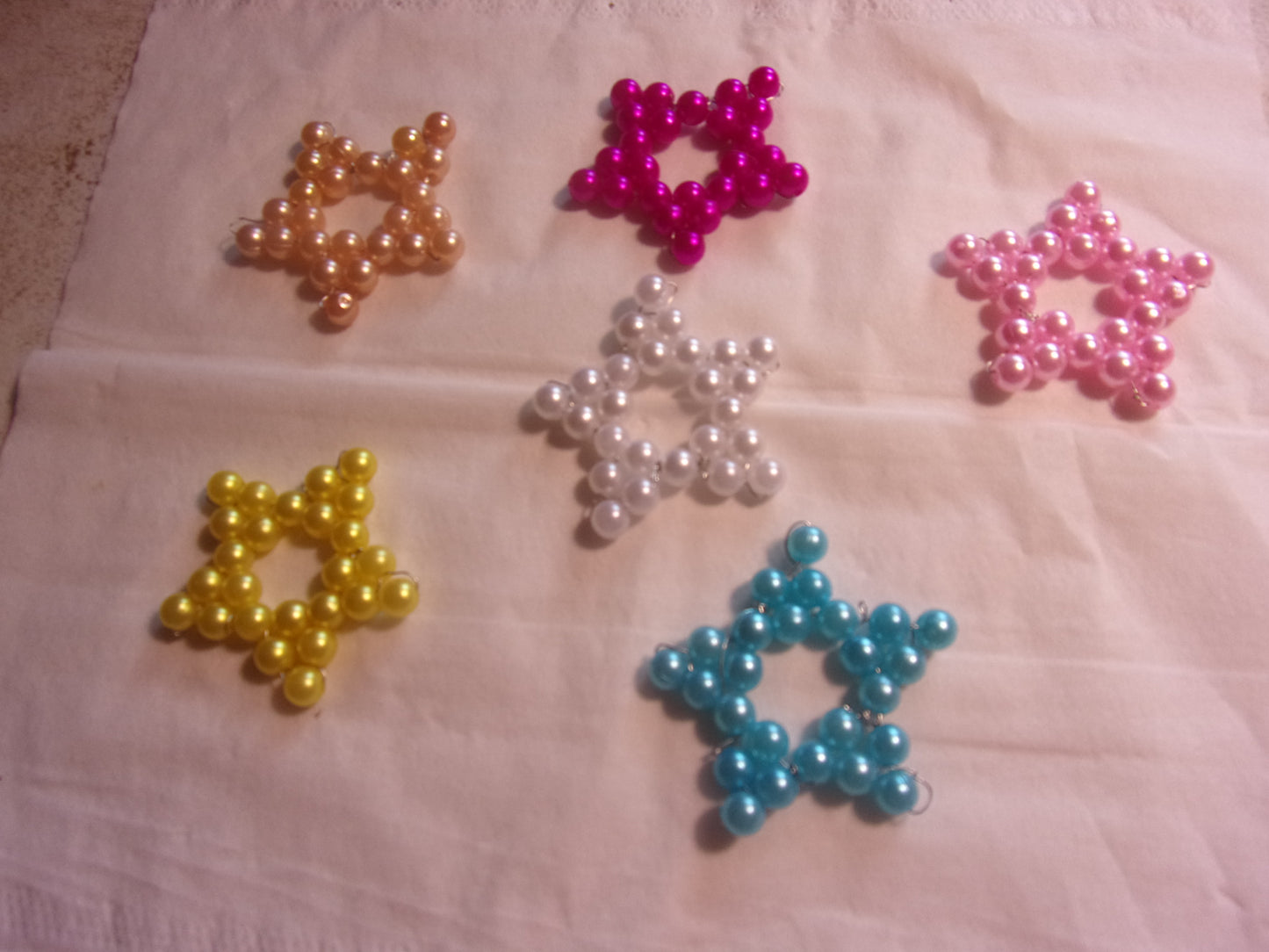 Beaded Christmas tree ornaments