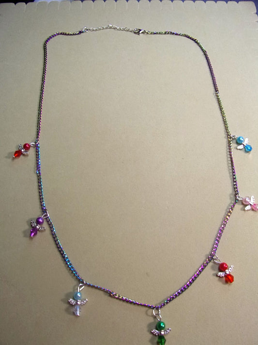 Angel Birthstone necklace