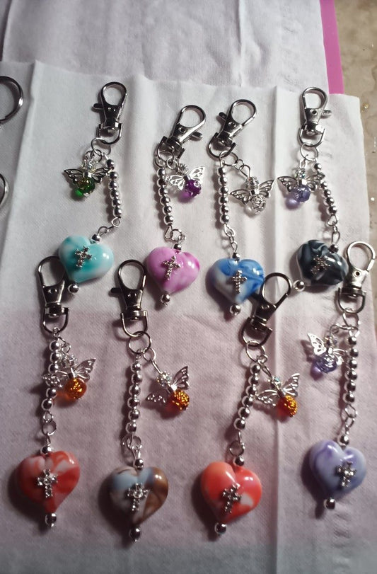 Heart dangles