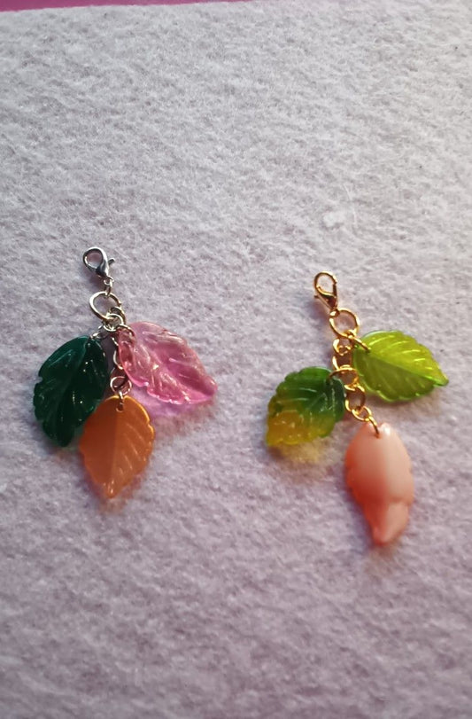 leaf zipper pulls