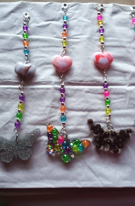Bright butterfly dangles