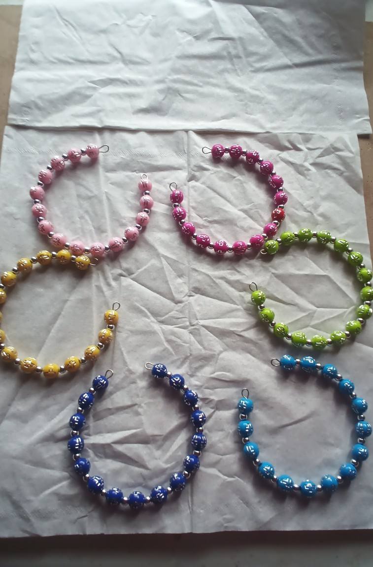 cross beaded bracelet