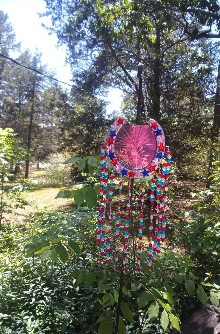 Horse shoe sun catcher