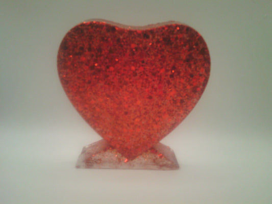 5 inch Resin Heart w/out picture