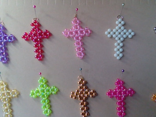 50 glow in dark cross ornaments