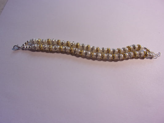 2 stranded beaded bracelet