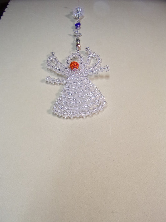 4" tall beaded angel