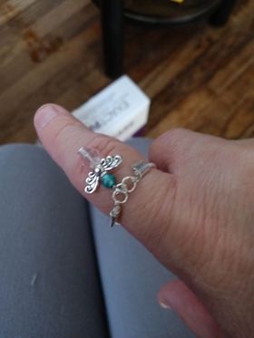 Angel Birthstone ring